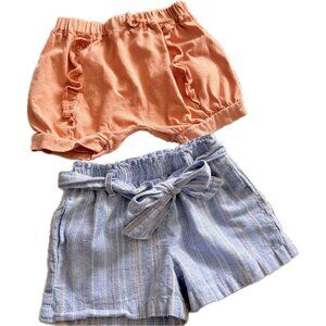Bundle of Nordstrom Toddler Girl Shorts Habitual and Oliver & Rain